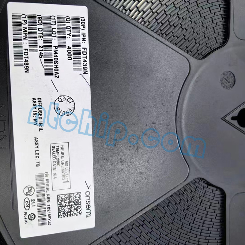 FDT439N is packaged in taping